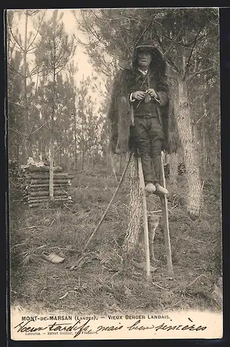 AK Mont-de-Marsan, Vieux Berger Landais