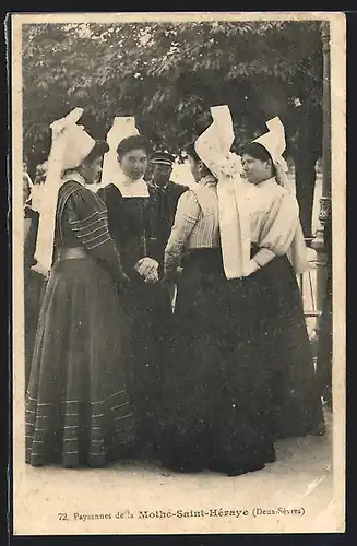 AK Mothe-Saint-Héraye, Paysannes