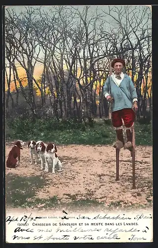 AK Landes, Chasseur de Sanglier et sa Meute dans les Landes