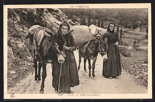 AK Montagnardes, Types, les Pyrénées
