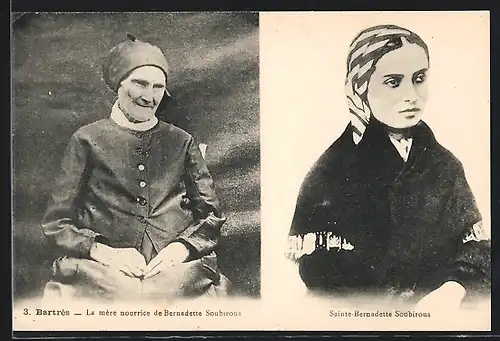 AK Bartrés, la Mère nourrice de Bernadette Soubirons, Sainte-Bernadette Soubirons