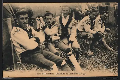 AK Pyrenäen / Pyrénées, Types Bethmalais, Concours de Costumes