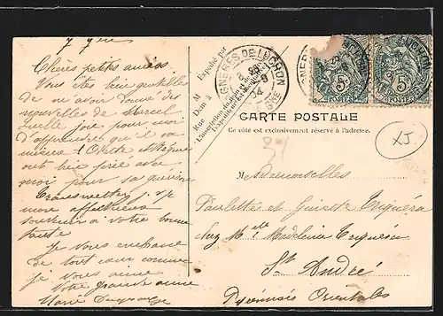 AK Luchon, Types des environs