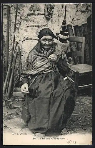 AK Fileuse Gasconne