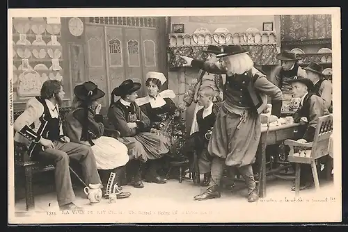 AK La Voix du Lit Clos, Th. Botrel, Scene IV, Celui qui frappé