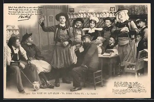 AK La Voix du Lit Clos, Th. Botrel, Scene VI, Le Barde