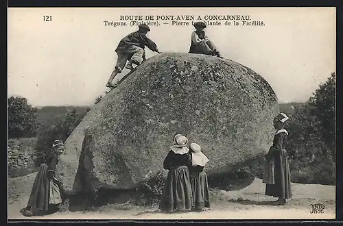 AK Tregunc, Gesteinsformation, Pierre tremblante de la Fidelite