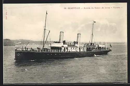 AK Granville, Arrivée du Bateau de Jersey Victoria