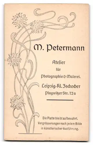 Fotografie Max Petermann, Leipzig-Kl. Zschocher, Plagwitzerstr. 72a, Elegante junge Dame in Rüschenbluse mit Kette