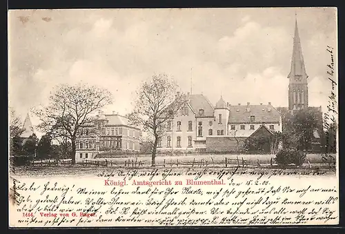 AK Blumenthal, Königliches Amtsgericht