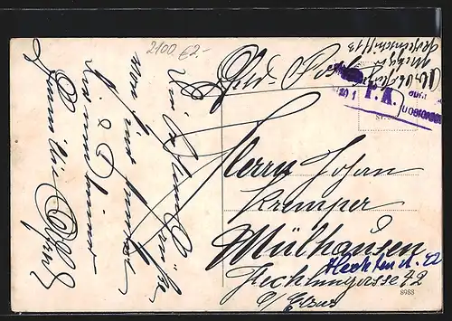 AK Harburg a. E., Blick auf die Sennhütte