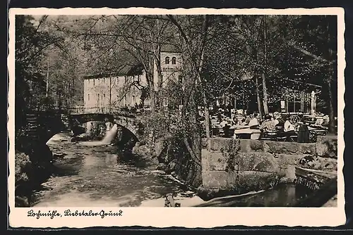 AK Lohmen, Lochmühle, Besitzer Karl Staude