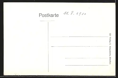 AK München, Rathaus und Marienplatz