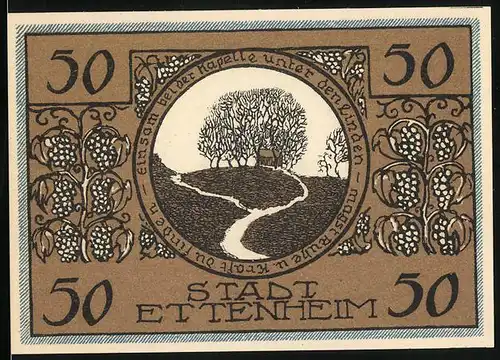 Notgeld Ettenheim 1922, Kapelle unter den Linden, Wappen