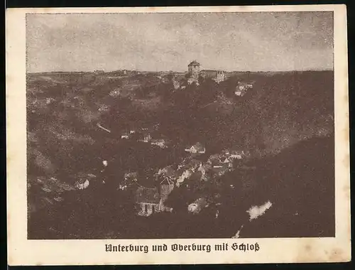 Notgeld Burg a. d. Wupper 1921, 25 Pfennig, Unterburg und Oberburg mit Schloss