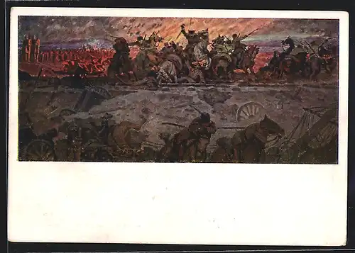 AK Russischer Bürgerkrieg, The Chongar Battle of the 1-st Horse-Army