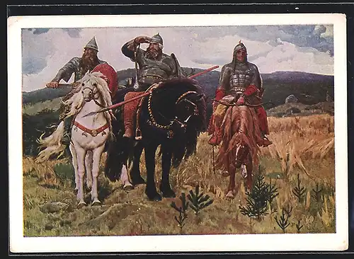 AK Märchen, Wassnezov, Hünen