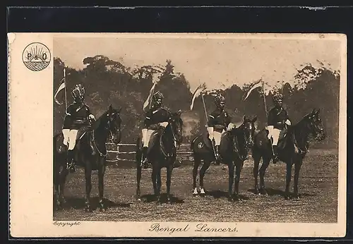 AK Bengal Lancers on horseback