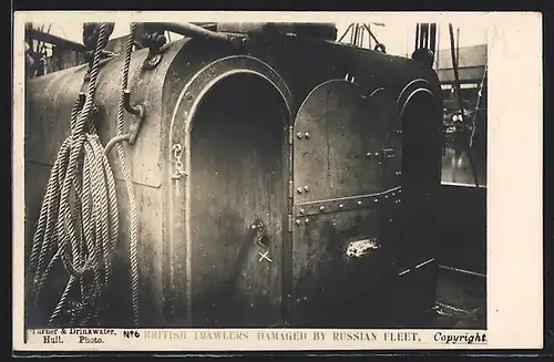 AK Doggerbank-Zwischenfall 1904, British Trawlers damaged by Russian Fleet
