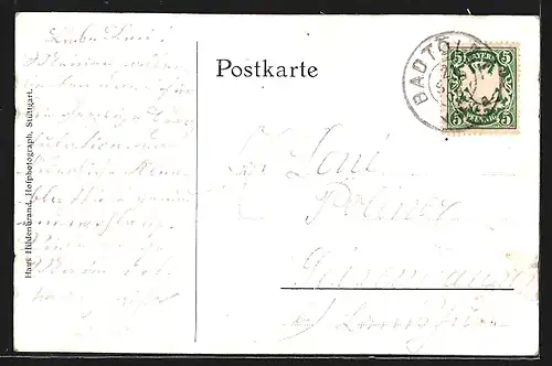 AK Echterdingen, Landung eines Zeppelins am 5.8.1908, Schaulustige