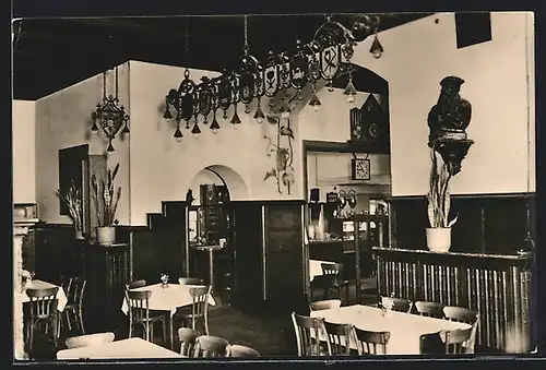 AK Erfurt, HO Gildehaus-Gaststätte, Interieur