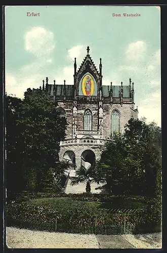 AK Erfurt, Westseite des Domes