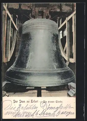 AK Erfurt, Dom, Grosse Glocke