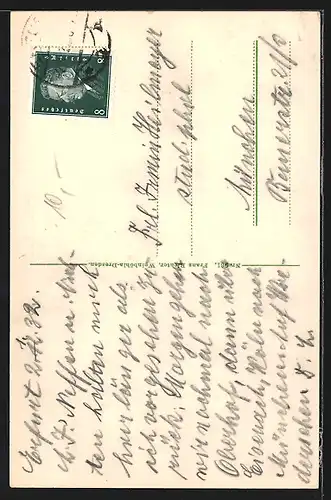 AK Erfurt, Christuskirche mit Strasse