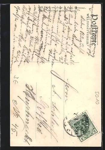 AK Erfurt, Blick auf die Thomaskirche