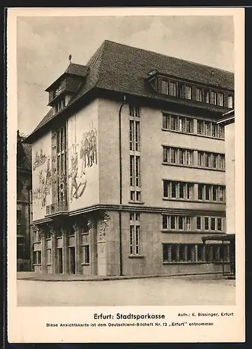 AK Erfurt, Gebäude der Stadtsparkasse