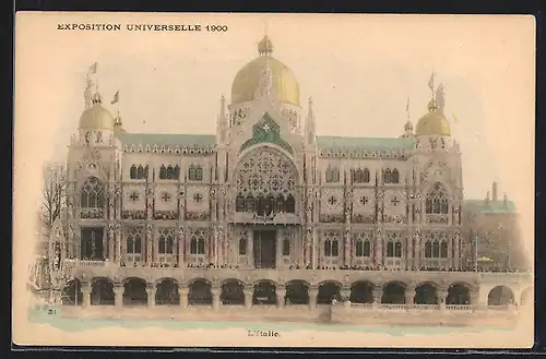 AK Paris, Exposition universelle de 1900, L`Italie