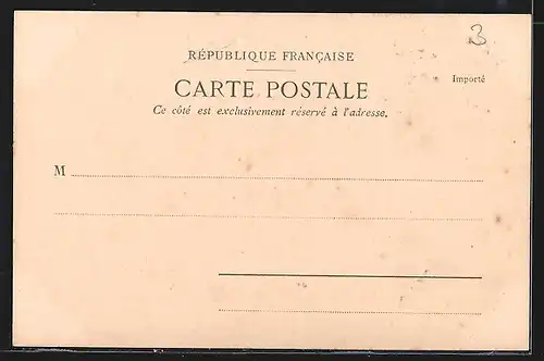 AK Paris, Exposition universelle de 1900, La cour du Petit Palais