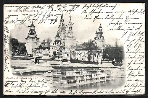 AK Paris, Exposition universelle de 1900, Pavillon de Sibérie (Russie)