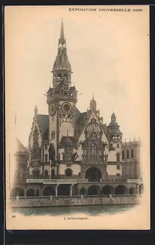 AK Paris, Exposition universelle de 1900, L`Allemagne