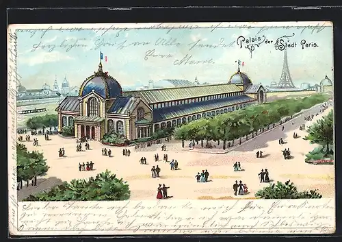 Lithographie Paris, Palais 1900