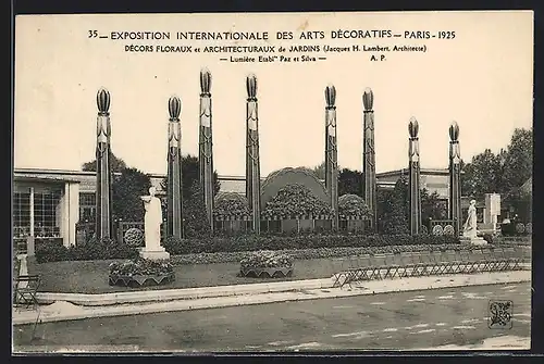 AK Paris, Exposition des Arts décoratifs 1925, Pavillon de l`Italie
