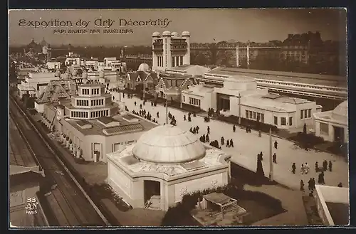 AK Paris, Exposition des Arts décoratifs 1925, Esplanade des Invalides