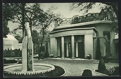 AK Paris, Exposition des Arts décoratifs 1925, Le Pavillon du Commissariat Général