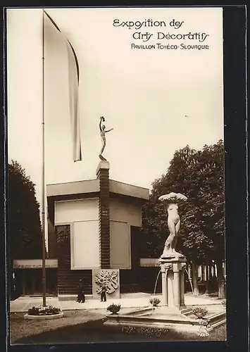 AK Paris, Exposition des Arts décoratifs 1925, Pavillon Tchéco-Slovaque