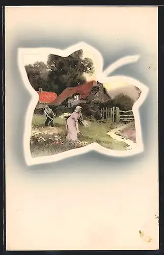 Künstler-AK Meissner & Buch (M&B) Nr. 1569: Ländlicher Frieden