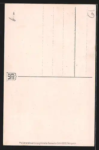 Künstler-AK sign. Max Otermayer: Kind mit Spielzeug-Elefant