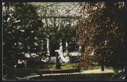 AK Düsseldorf-Grafenberg, Restaurant Hirschburg