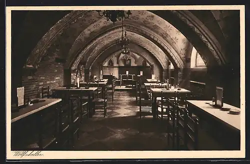 AK Düsseldorf-Grafenberg, Gaststätte Wolfsschlucht