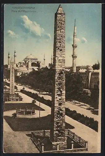 AK Constantinople, Place de l`Hippodrome