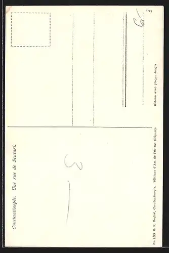 AK Constantinople, Une rue de Scutari