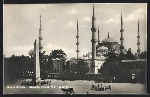 AK Constantinople, Mosquée Ahmed et l`Hippodrome