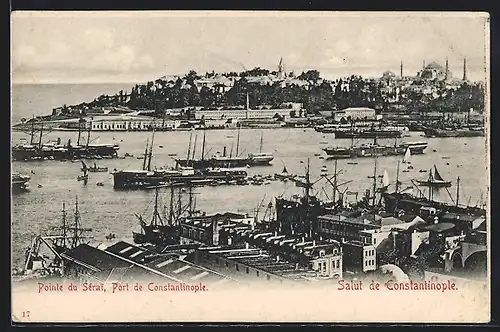 AK Constantinople, Pointe du Serai, Le Port