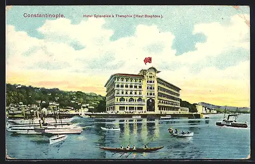 AK Constantinople, Hotel Splendide a Theraphie