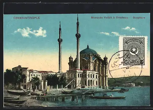 AK Constantinople, Mosquèe Validè à Ortakeuy-Bosphore