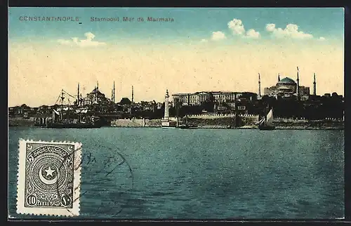 AK Constantinople, Stamboul Mer de Marmara